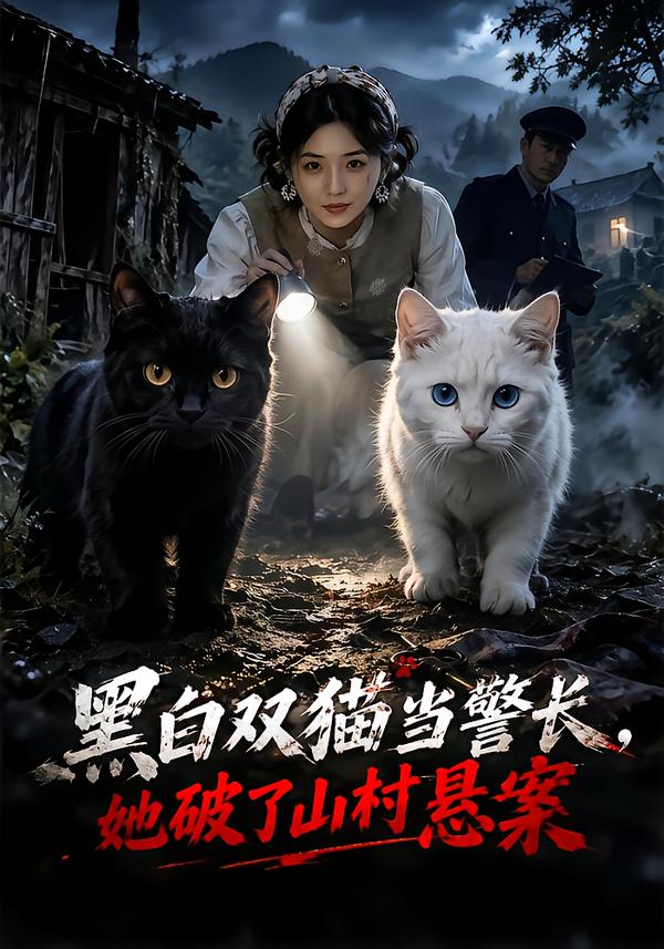 黑白双猫当警长，她破了山村悬案